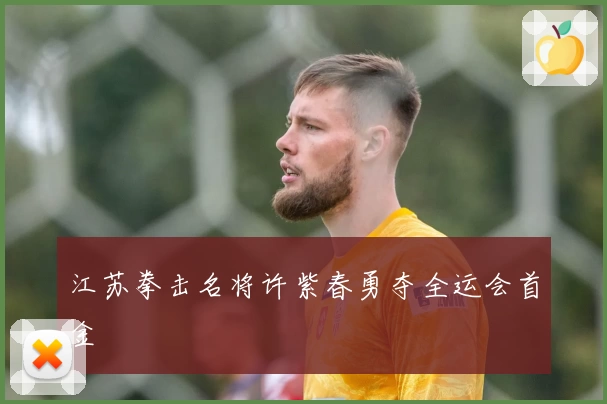 江苏拳击名将许紫春勇夺全运会首金